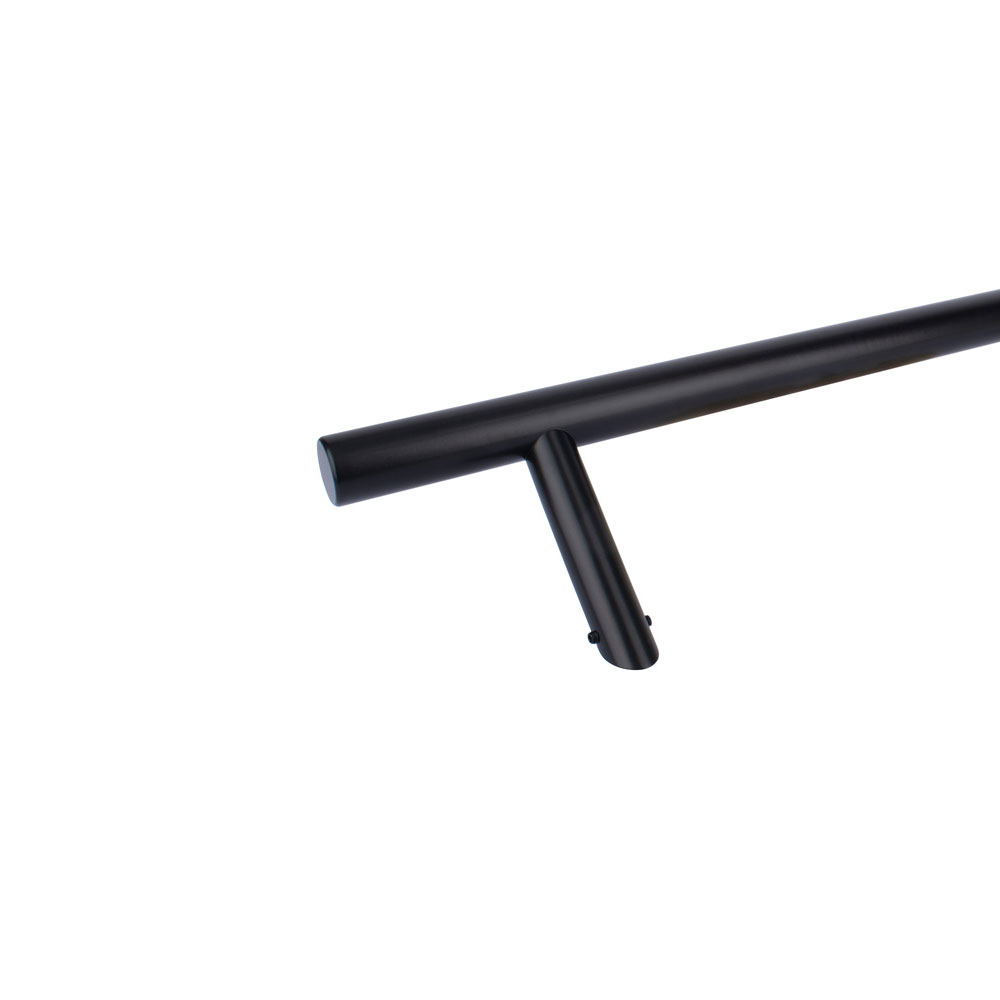 Sox 316 Single Offset Pull Handle Matt Black - 400mm